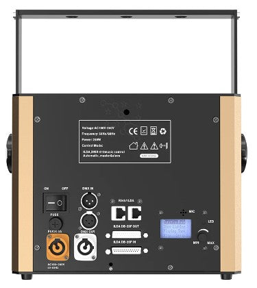 Laser 12W RGB ILDA RJ45 DMX, Aplicatie