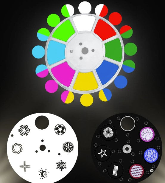 Movinghead Spot 160W LED cu LED Ring