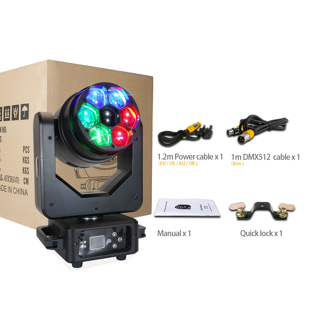 Movinghead Beam+Wash 7x20W LED Big Bee Eye RGBW