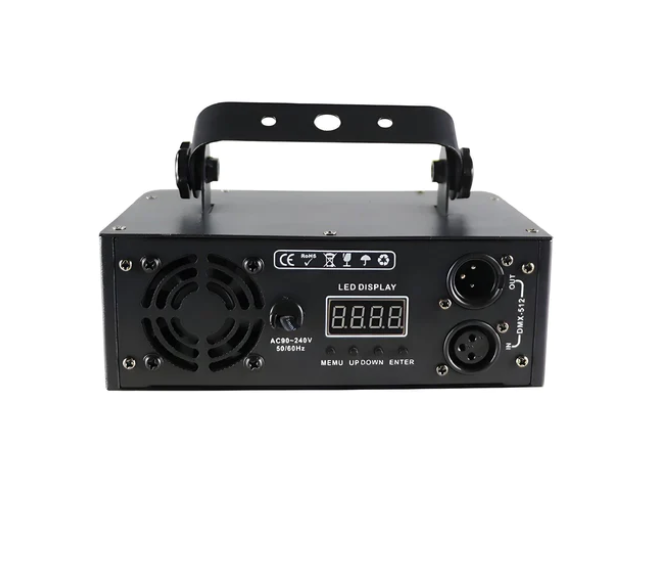 Laser 500MW RGB, 3D disco cu telecomanda activare sunet auto,master-slave