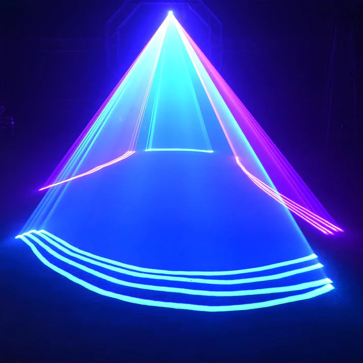 Laser 3W Waterproof RGB ILDA animatii custom