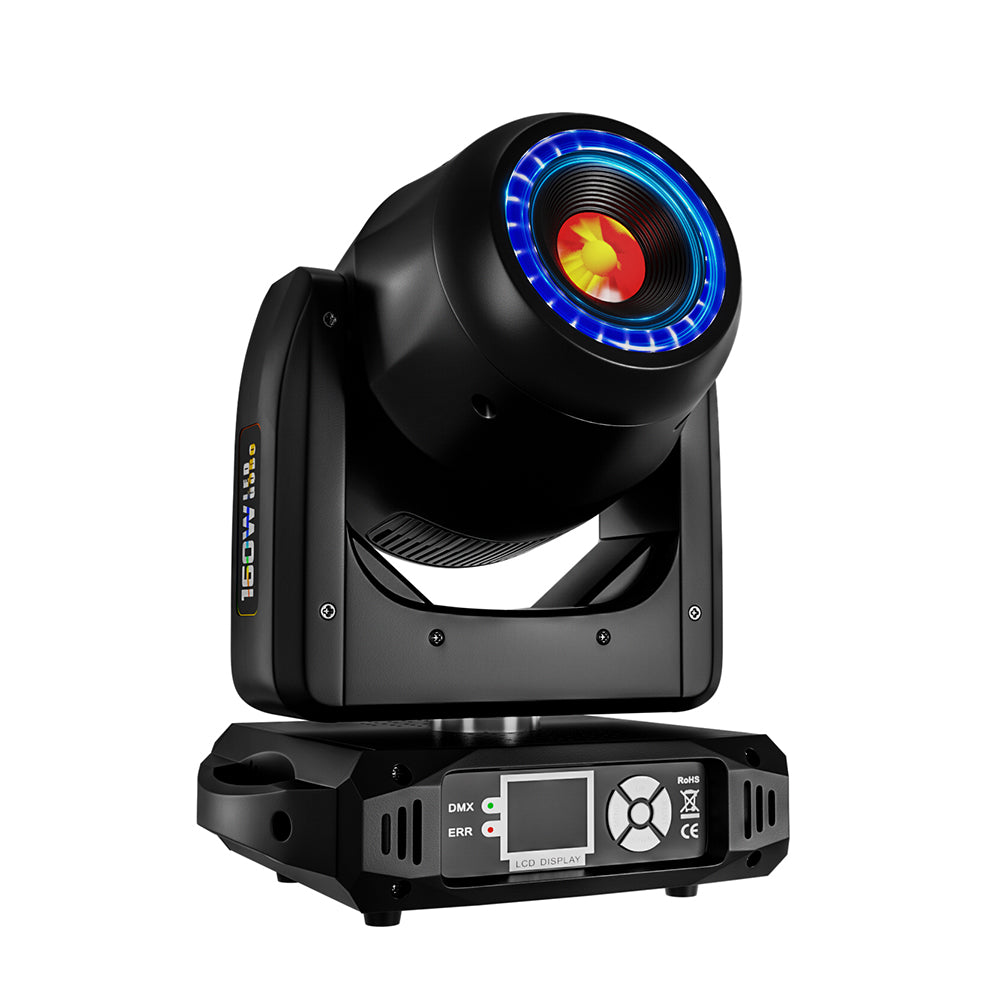 Movinghead Spot 160W LED cu LED Ring