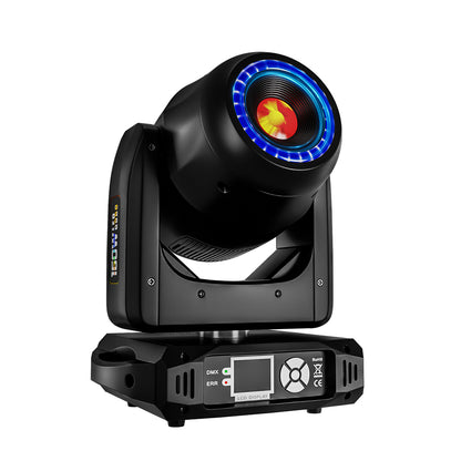 Movinghead Spot 160W LED cu LED Ring