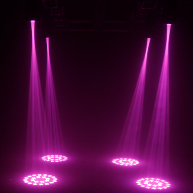 Movinghead Beam LED cu Ring Light RGB