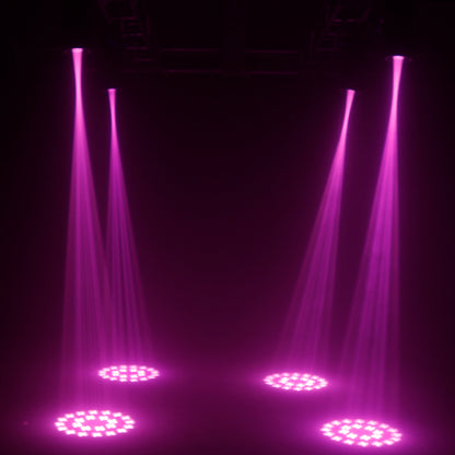 Movinghead Beam LED cu Ring Light RGB