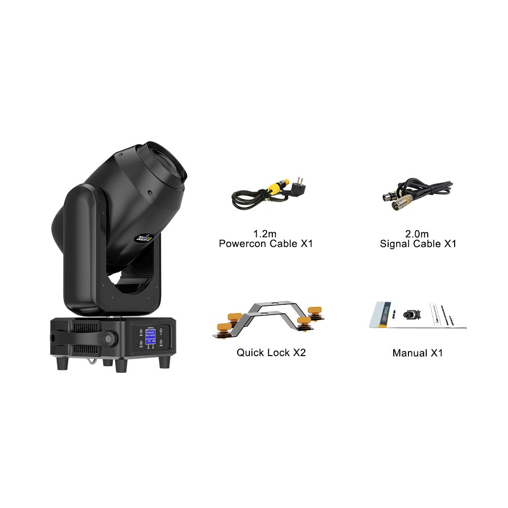 Movinghead 3in1 300W LED Beam/Wash/Gobo