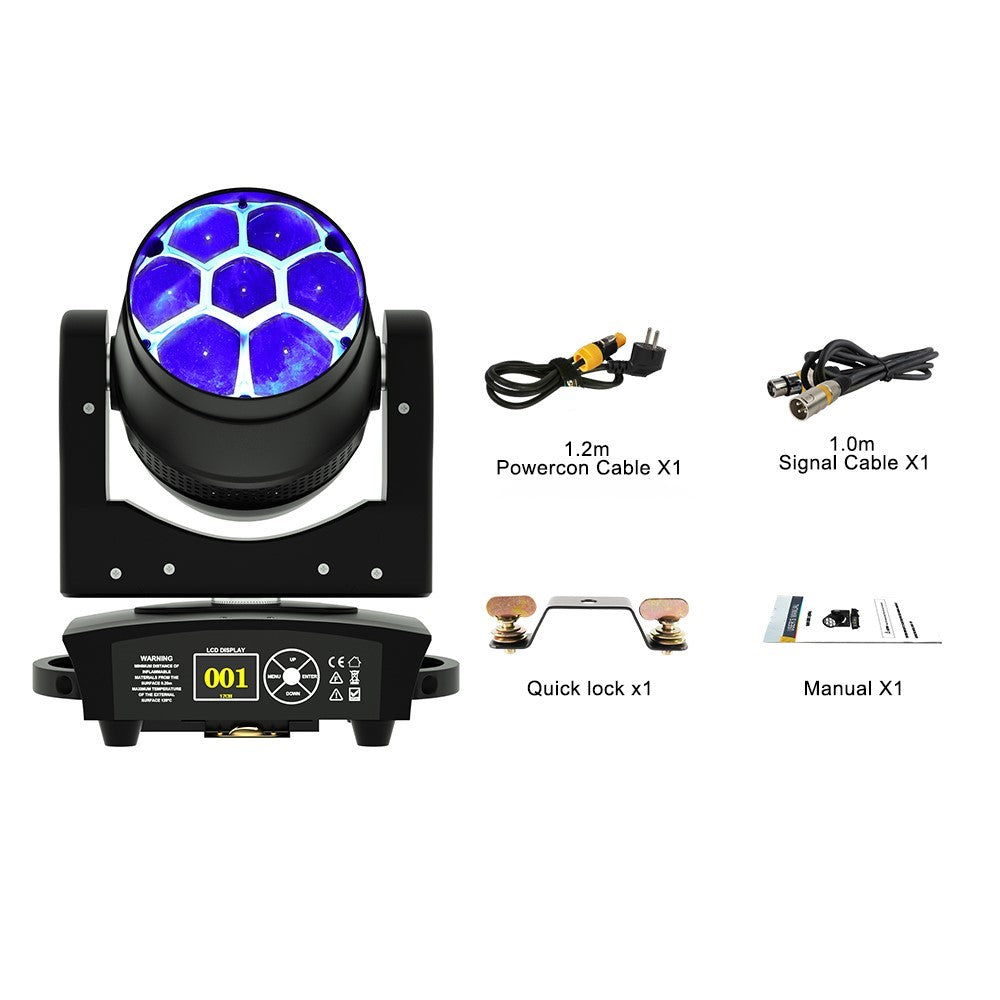 WASH LED ZOOM Bee Eye 7x40W RGBW