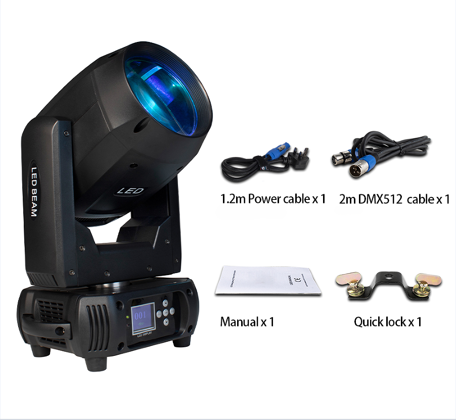 Movinghead Beam 150W LED cu prisma dubla