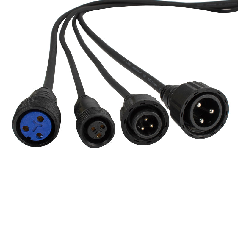 Par LED WATERPROOF 7x18W RGBWA+UV IP65