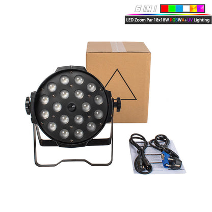 Par LED ZOOM 18x18W RGBWA+UV