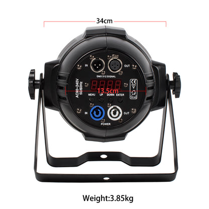 Par LED ZOOM 18x18W RGBWA+UV