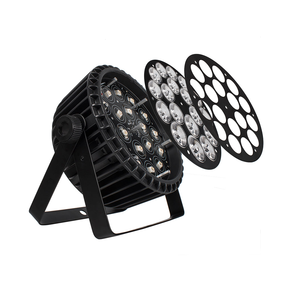 UV700 PAR LED 18x18W RGBWA+UV Aluminiu DMX512 6in1
