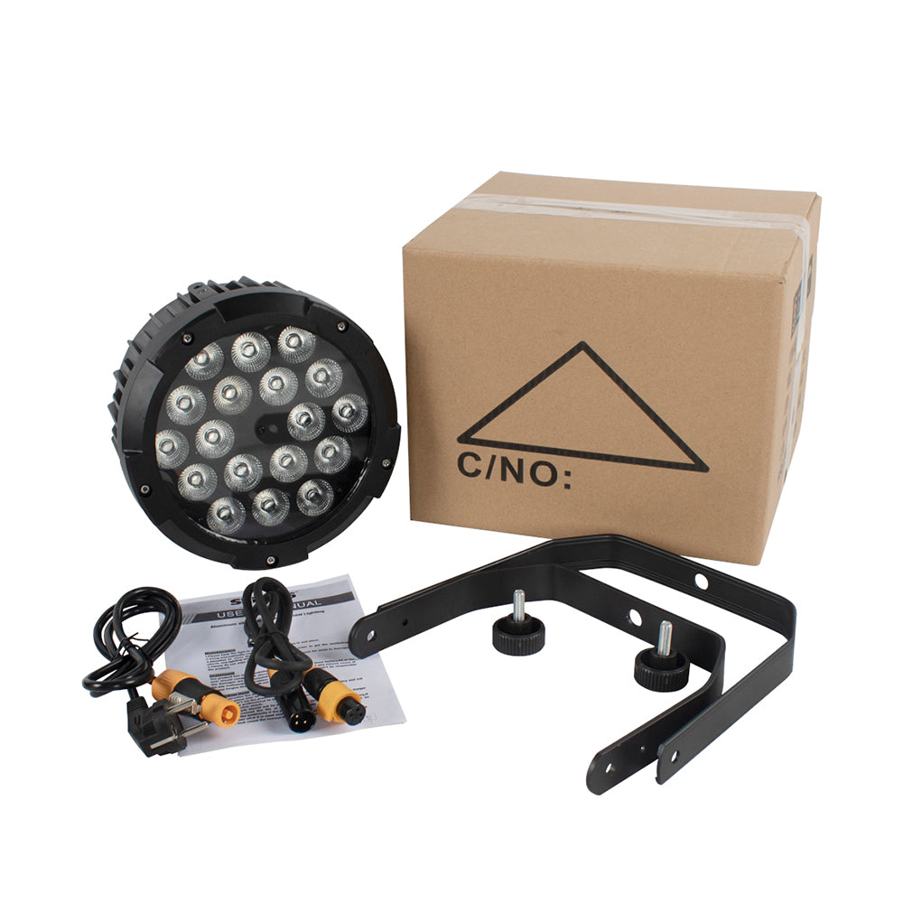 Par Led 18x18W Waterproof RGBWA+UV