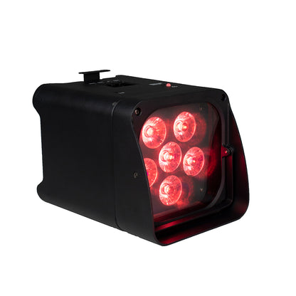 Par LED Wireless 6x18W 6in1 RGBAW+UV Baterie control WIFI/Telecomanda