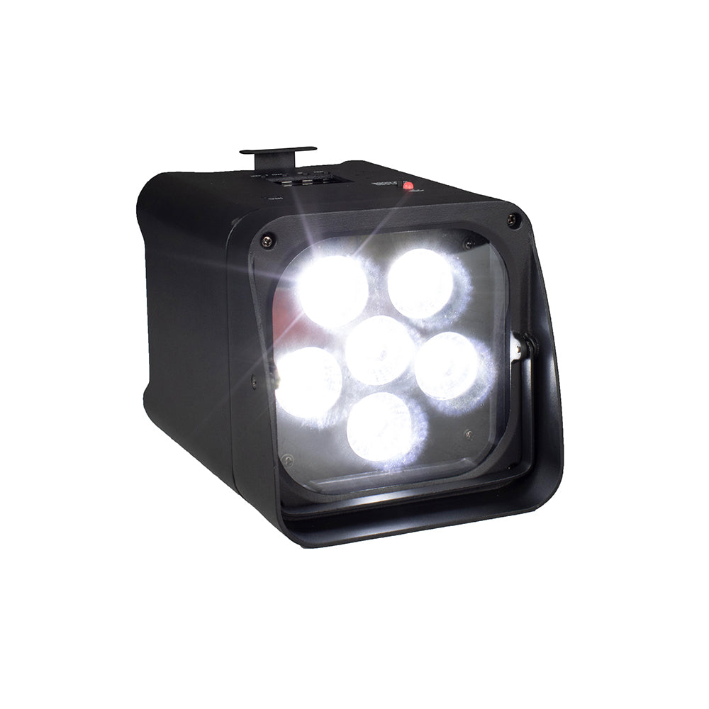 Par LED Wireless 6x18W 6in1 RGBAW+UV Baterie control WIFI/Telecomanda