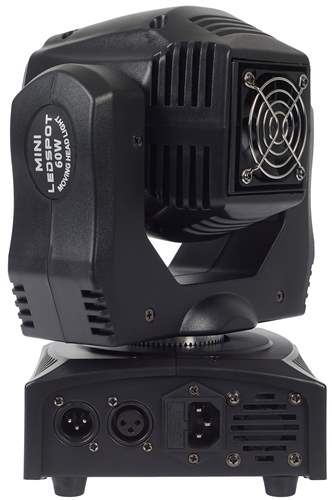 Moving Head SPOT 60w, 8 gobos, gobo shake, 7 culori RGBWA