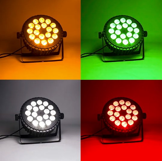 UV700 PAR LED 18x18W RGBWA+UV Aluminiu DMX512 6in1