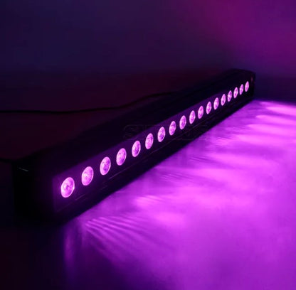 Led Wall Wash Pixel Bar 6in1 RGBWA+UV 18x18W Bara LED DMX