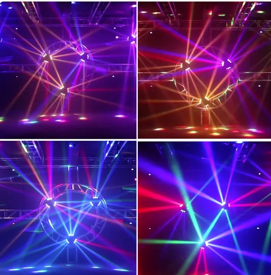 LED 9x10W RGBW Spider Moving Head Beam