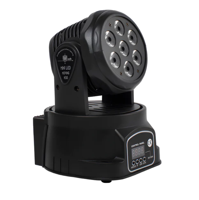 LED MovingHead Wash 7x18w RGBWA+UV DMX512