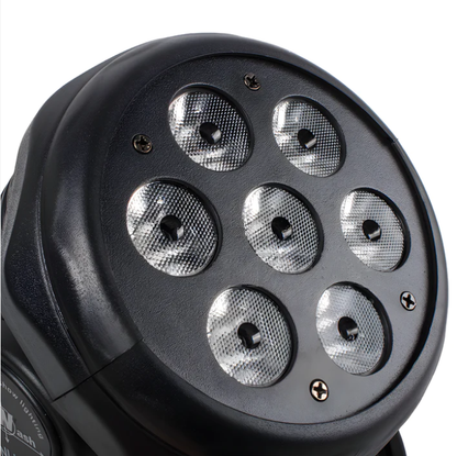 LED MovingHead Wash 7x18w RGBWA+UV DMX512