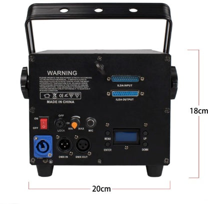 Laser 3W Waterproof RGB ILDA animatii custom