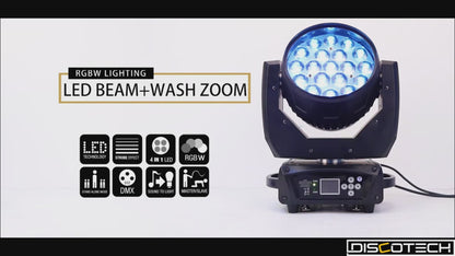 Movinghead 19x15W Zoom Wash+Beam 2in1
