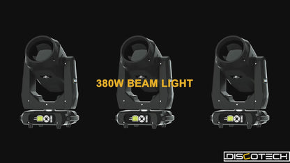 Movinghead BEAM 380W 19R Ring Light RGB
