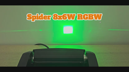 Moving Head Spider 8x6W RGBW DMX512