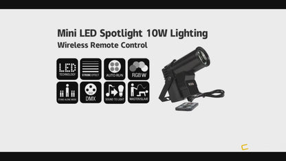 Spotlight Mini LED 10W 4in1 RGBW pinspot