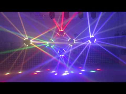 LED 9x10W RGBW Spider Moving Head Beam
