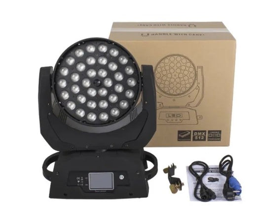 Movinghead Wash 36x18W RGBWA+UV Touch Screen ZOOM